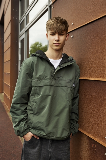 Hound Vinterjakke Windbreaker Pullover - Deep Green 